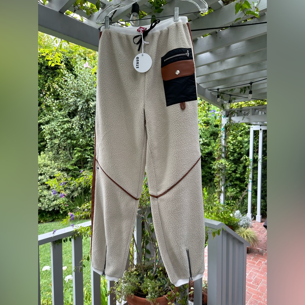 Staud Fleece Joggers size small